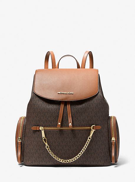 michael kors men's jet set backpack|jet set large logo backpack.